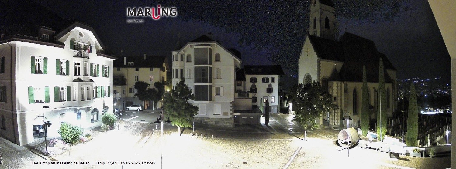 Archiv Foto Webcam Pfarrkirche Maria Himmelfahrt Marling