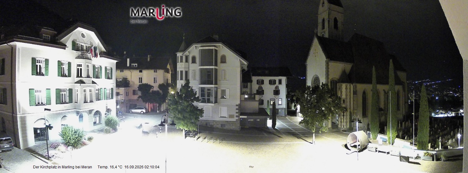 Archiv Foto Webcam Pfarrkirche Maria Himmelfahrt Marling