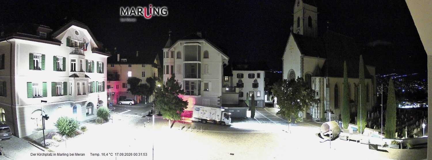 Archiv Foto Webcam Pfarrkirche Maria Himmelfahrt Marling