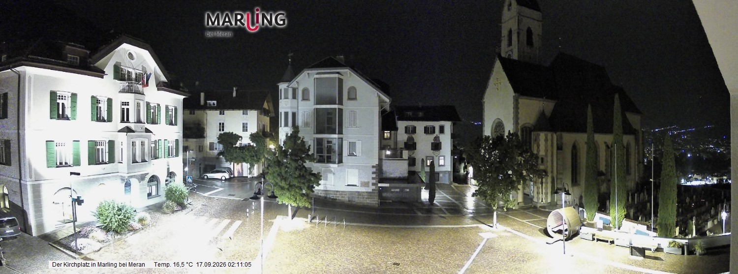 Archiv Foto Webcam Pfarrkirche Maria Himmelfahrt Marling