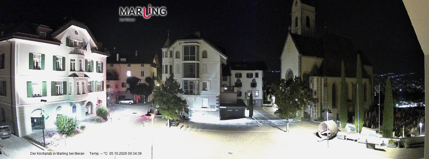 Archiv Foto Webcam Pfarrkirche Maria Himmelfahrt Marling