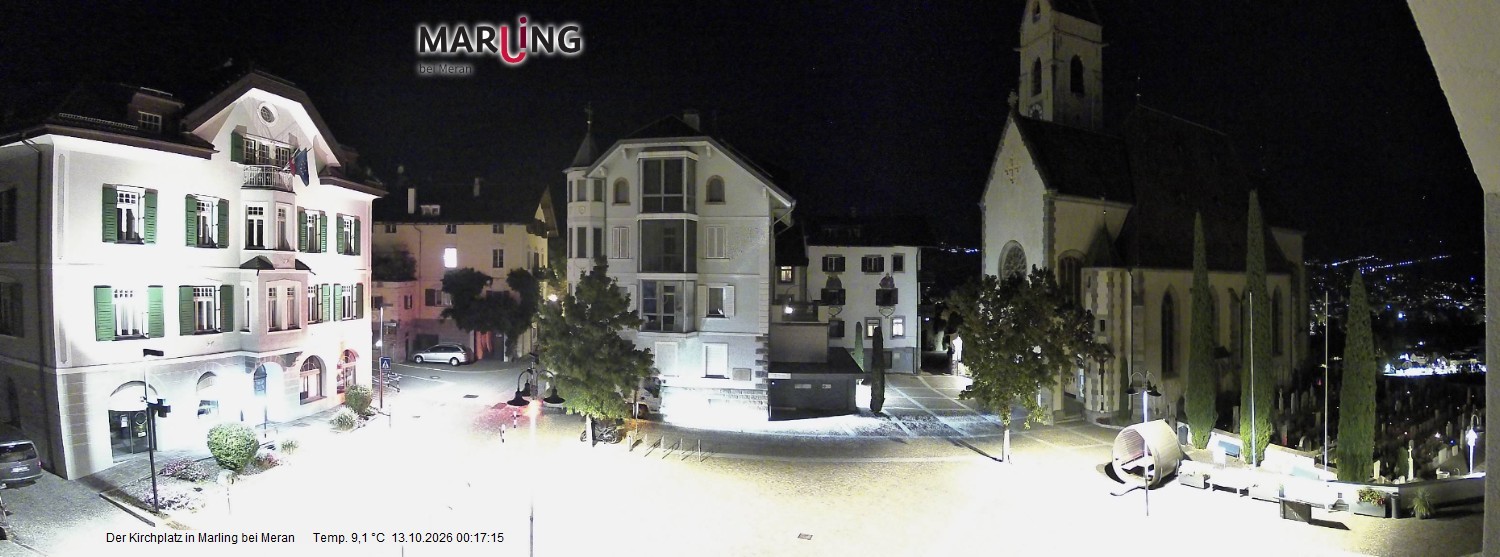 Archiv Foto Webcam Pfarrkirche Maria Himmelfahrt Marling