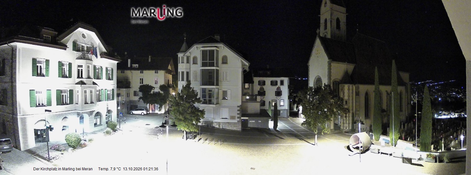 Archiv Foto Webcam Pfarrkirche Maria Himmelfahrt Marling