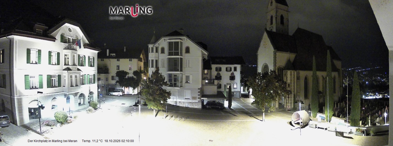 Archiv Foto Webcam Pfarrkirche Maria Himmelfahrt Marling