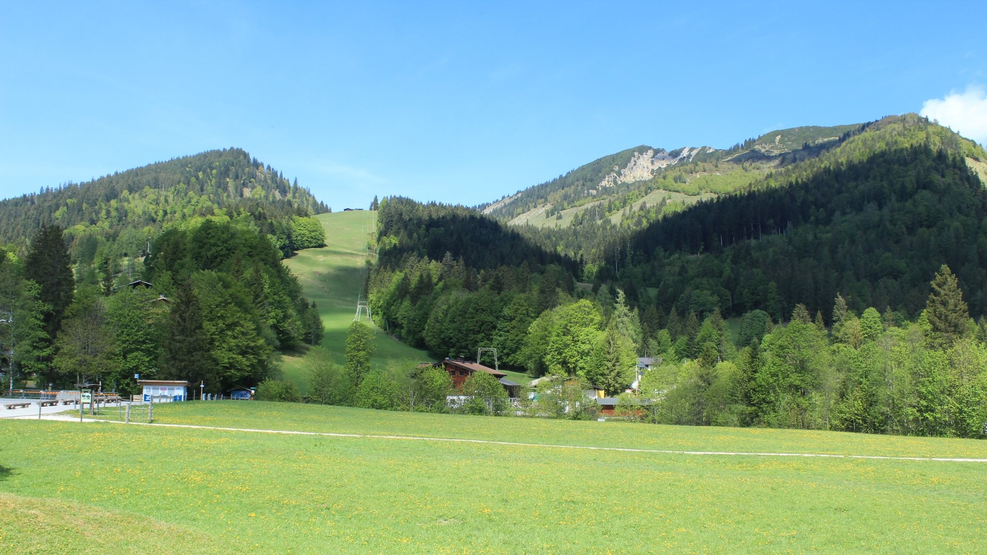 Archiv Foto Webcam Unken: Heutal Bergstation