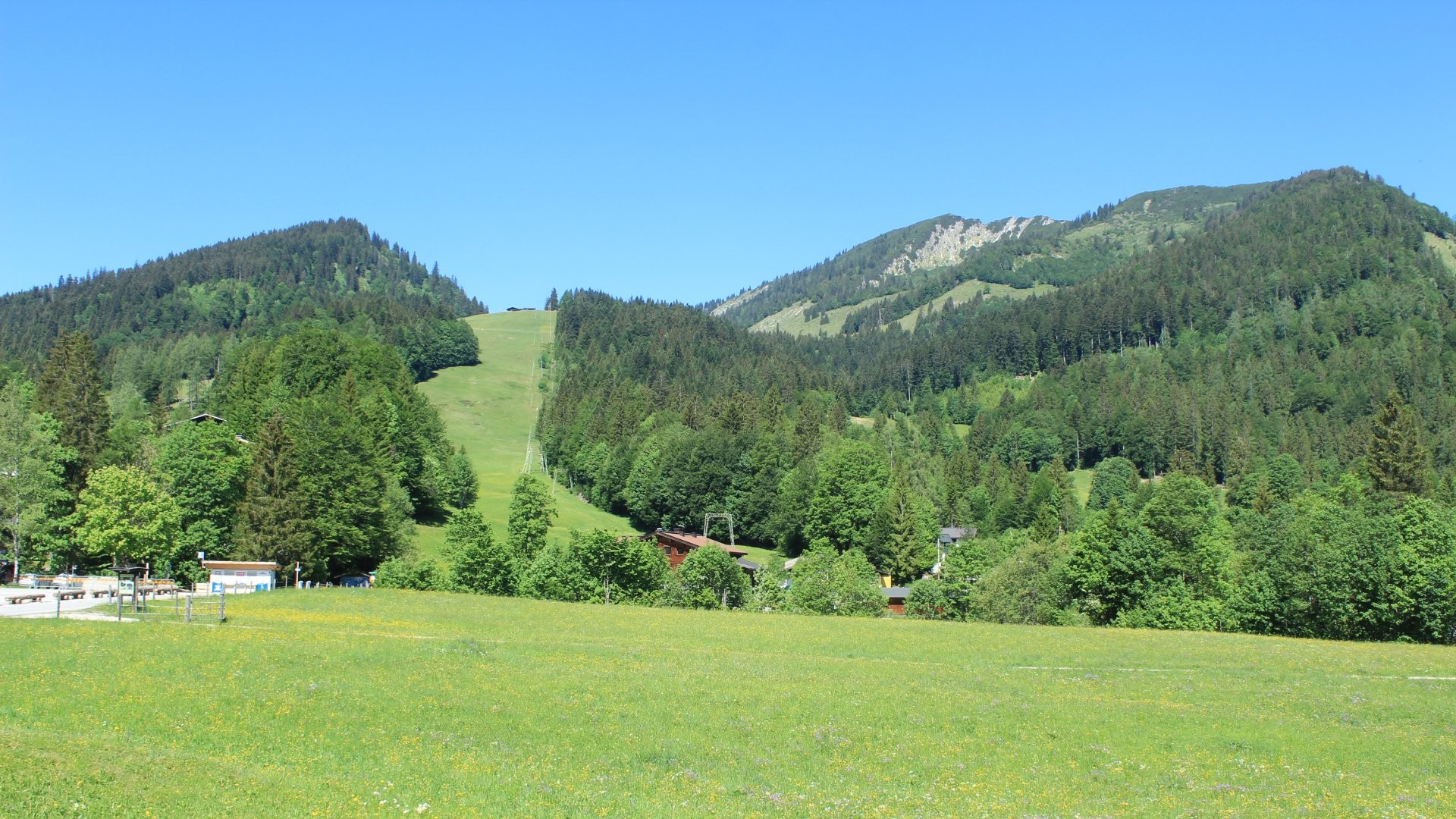 Archiv Foto Webcam Unken: Heutal Bergstation