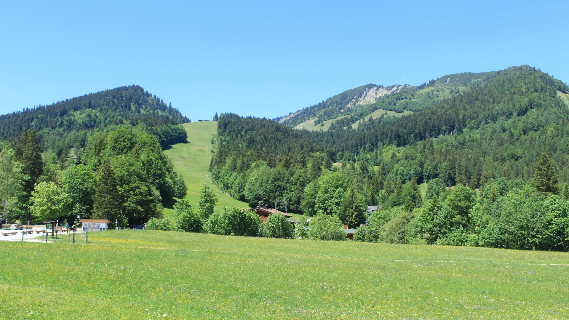 Archiv Foto Webcam Unken: Heutal Bergstation