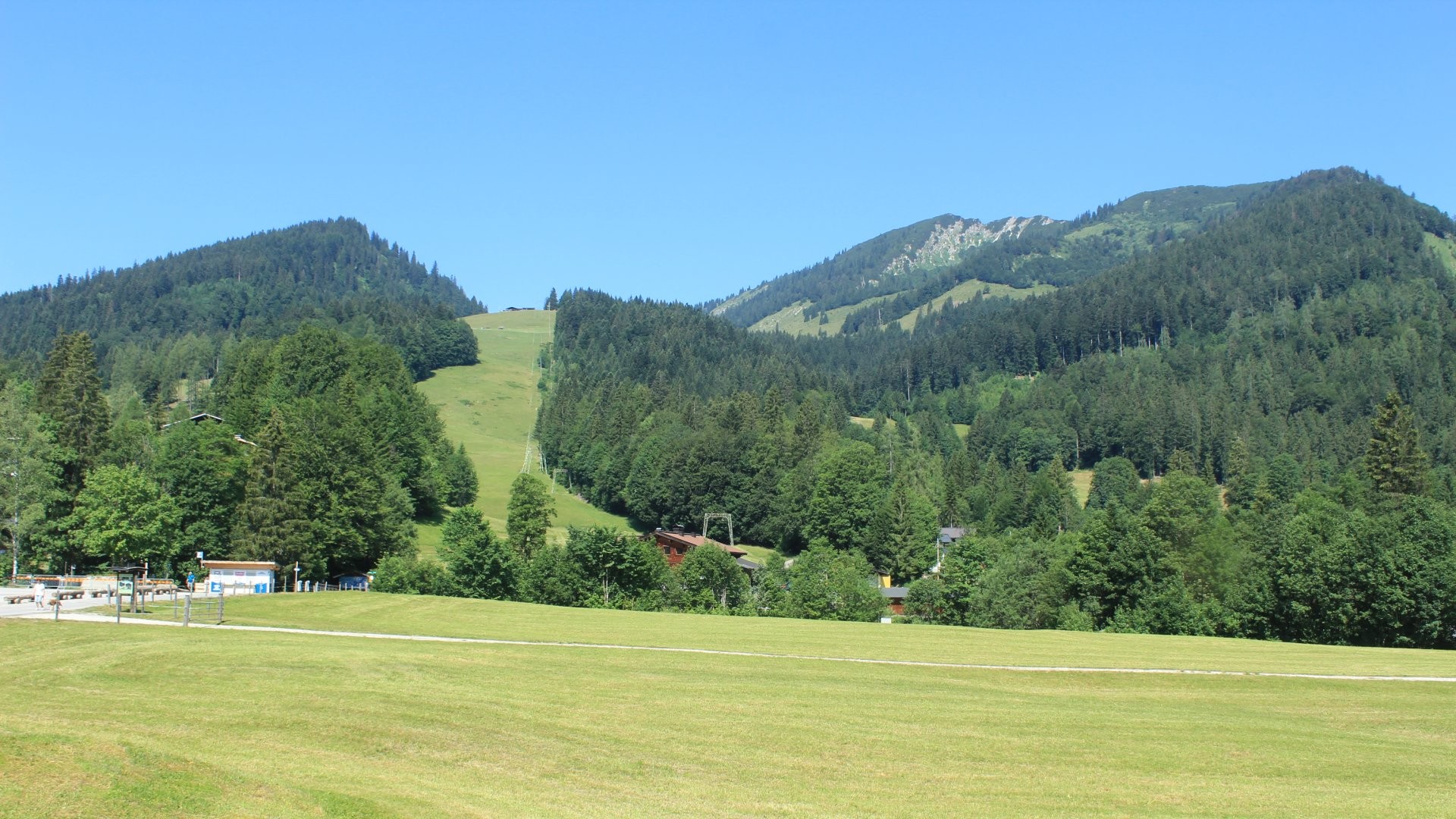 Archiv Foto Webcam Unken: Heutal Bergstation