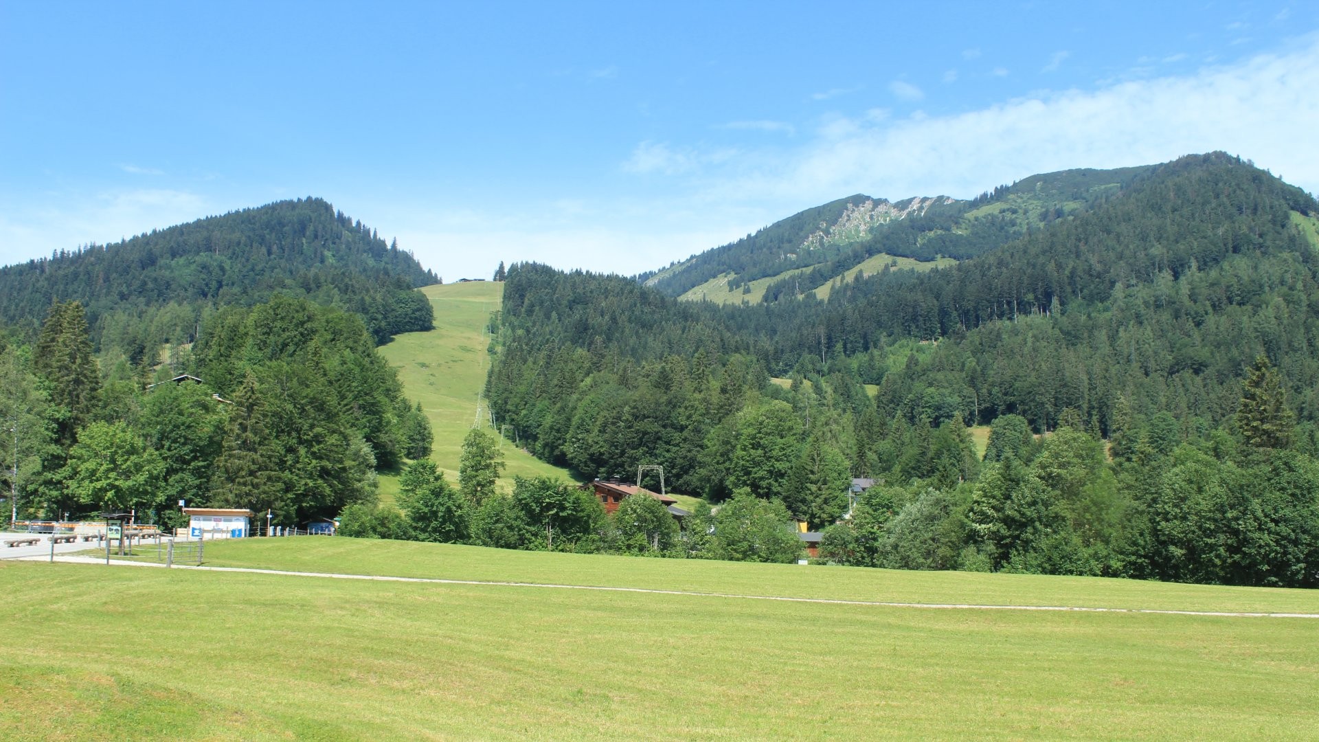 Archiv Foto Webcam Unken: Heutal Bergstation