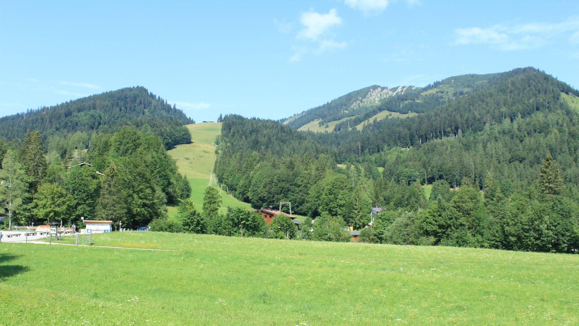 Archiv Foto Webcam Unken: Heutal Bergstation
