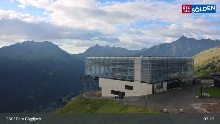 Archiv Foto Webcam Giggijoch Bergstation