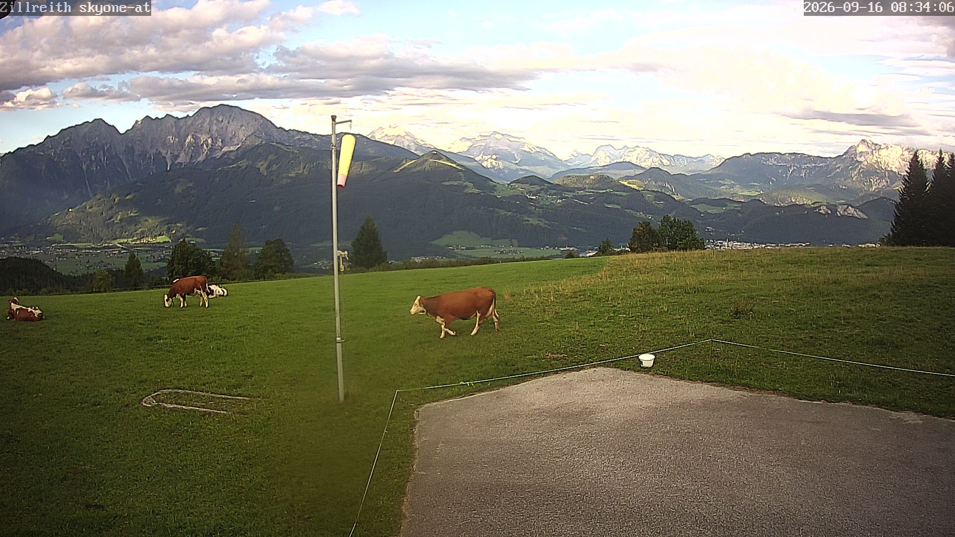Archived image Webcam Pub Zillreith in Adnet