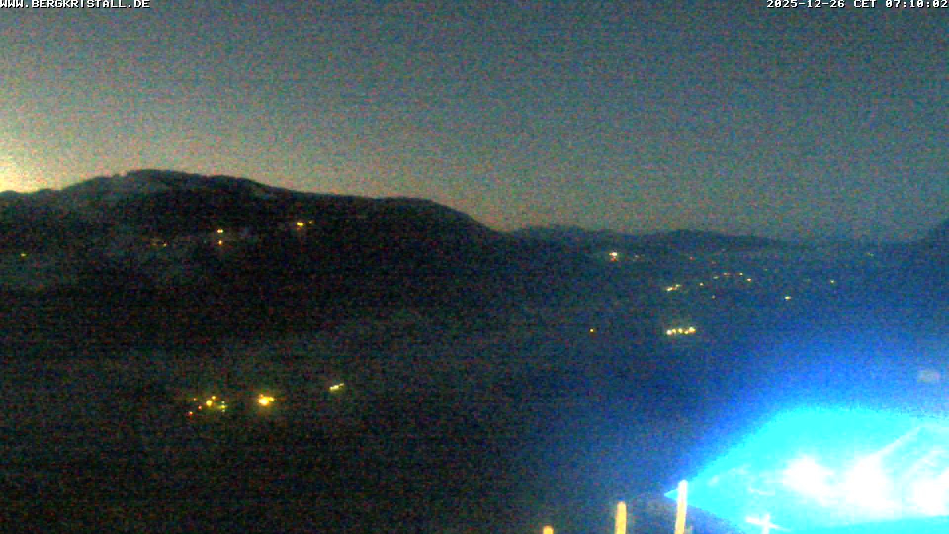 Archiv Foto Webcam Blick vom Hotel Bergkristall in Oberstaufen
