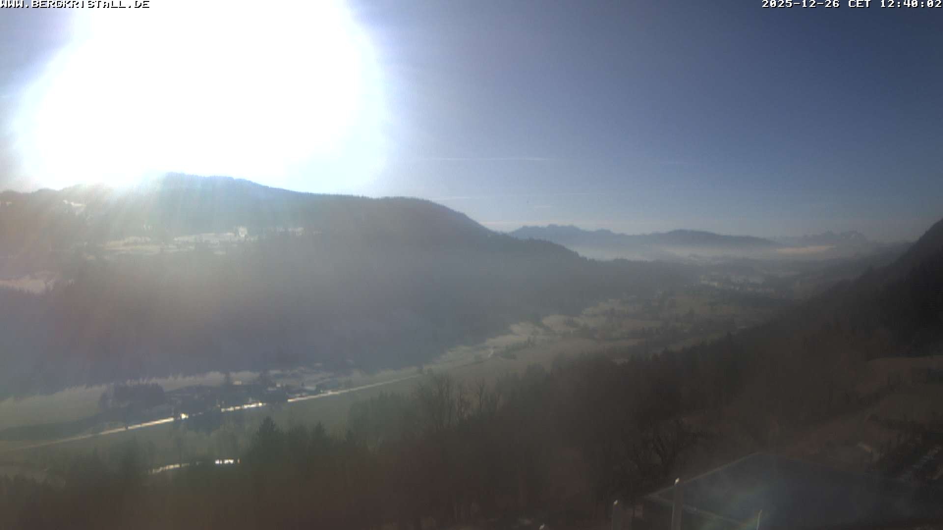 Archiv Foto Webcam Blick vom Hotel Bergkristall in Oberstaufen