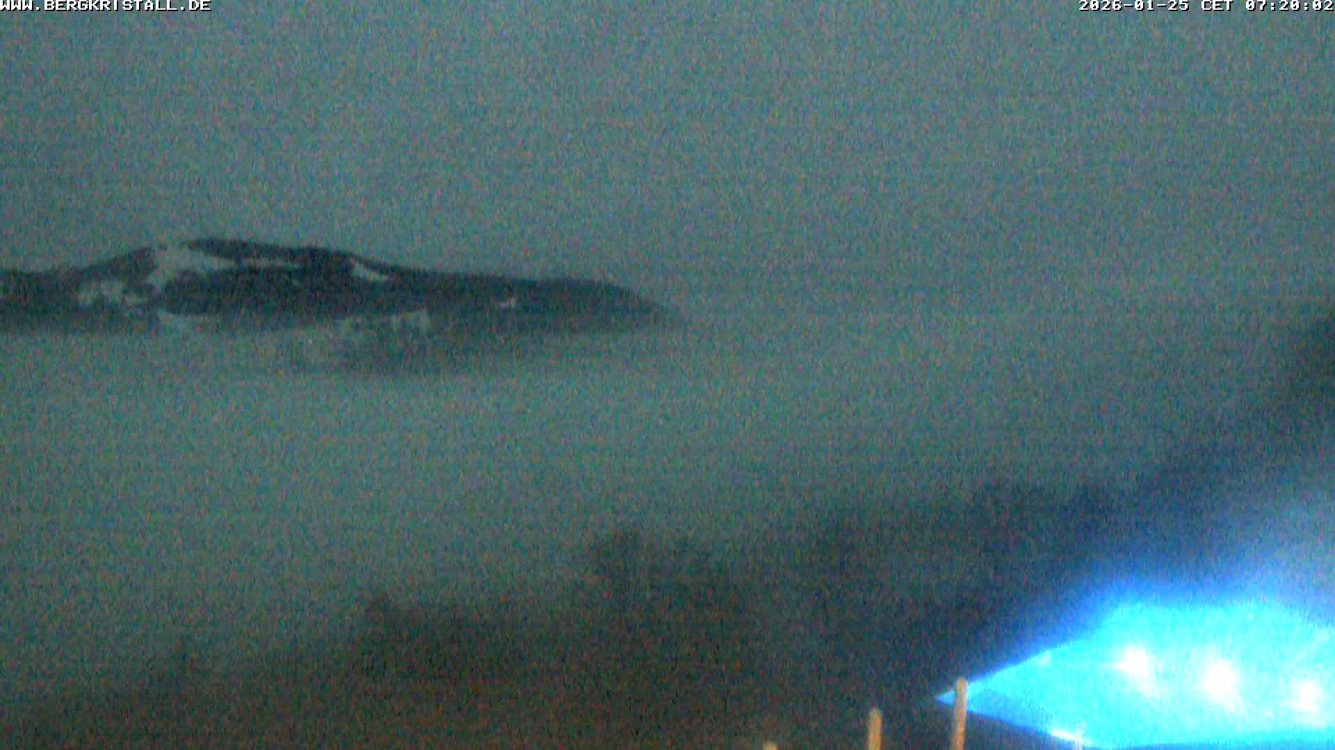 Archived image Webcam View of Hotel Bergkristall