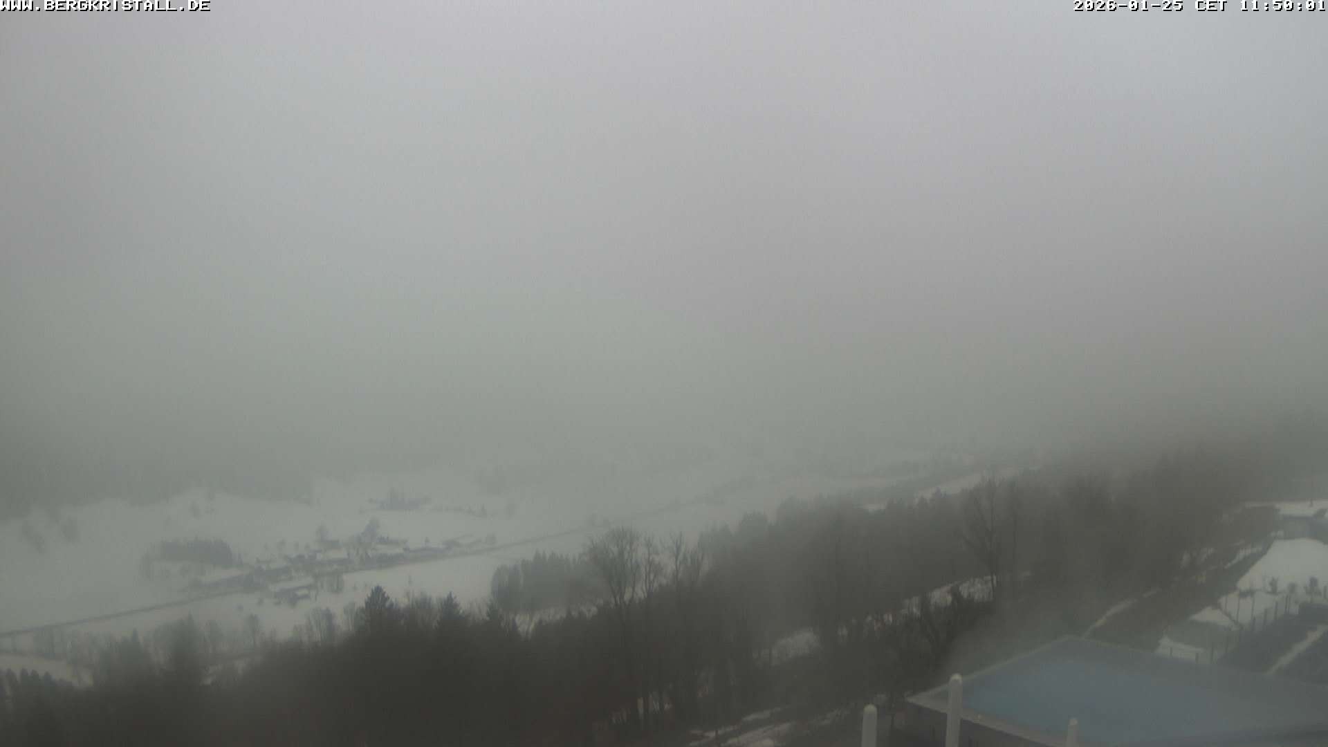 Archived image Webcam View of Hotel Bergkristall