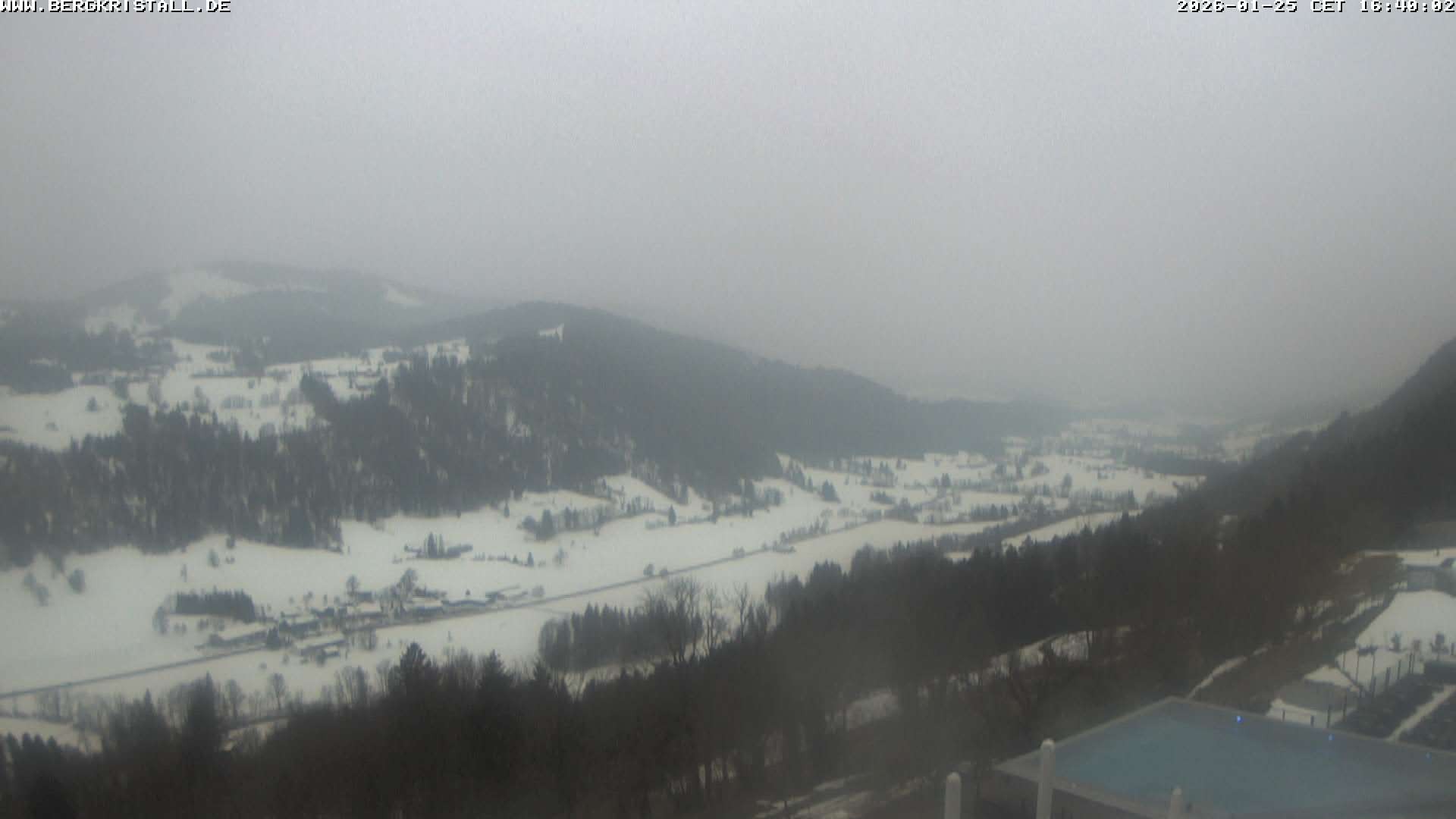 Archived image Webcam View of Hotel Bergkristall