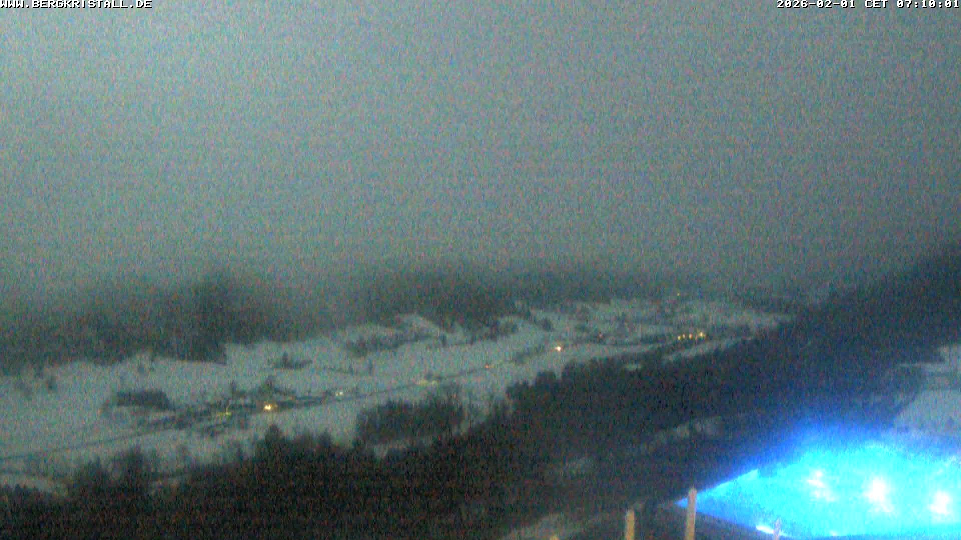 Archiv Foto Webcam Blick vom Hotel Bergkristall in Oberstaufen