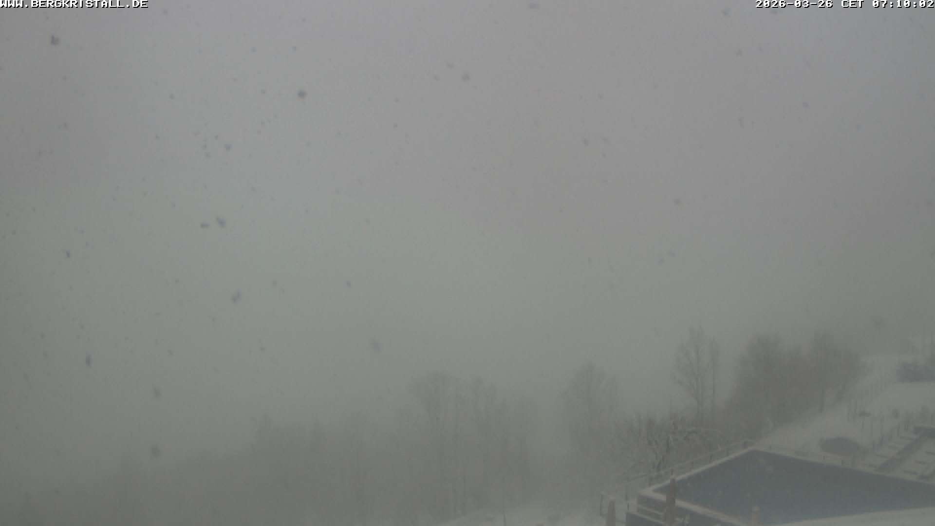 Archived image Webcam View of Hotel Bergkristall