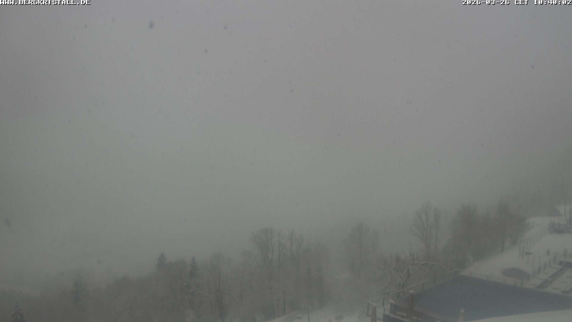 Archived image Webcam View of Hotel Bergkristall