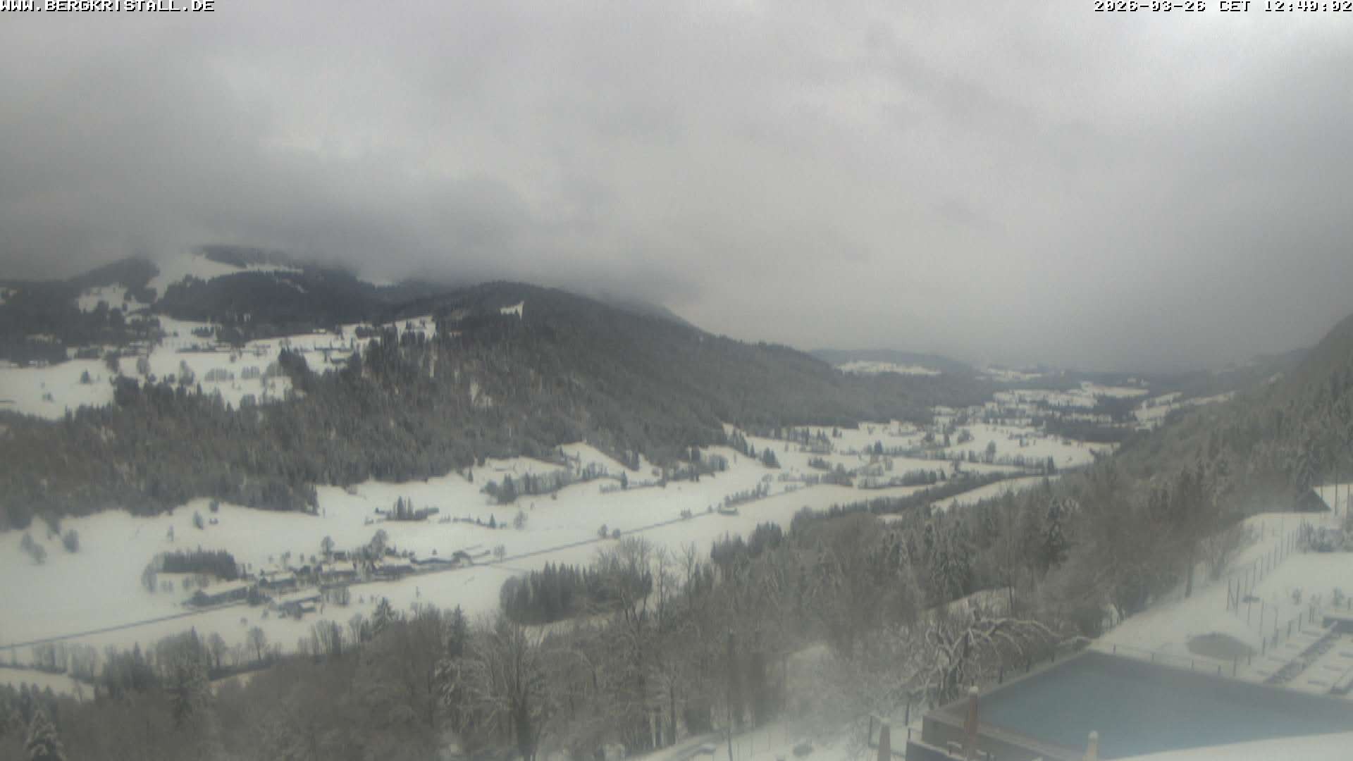 Archived image Webcam View of Hotel Bergkristall