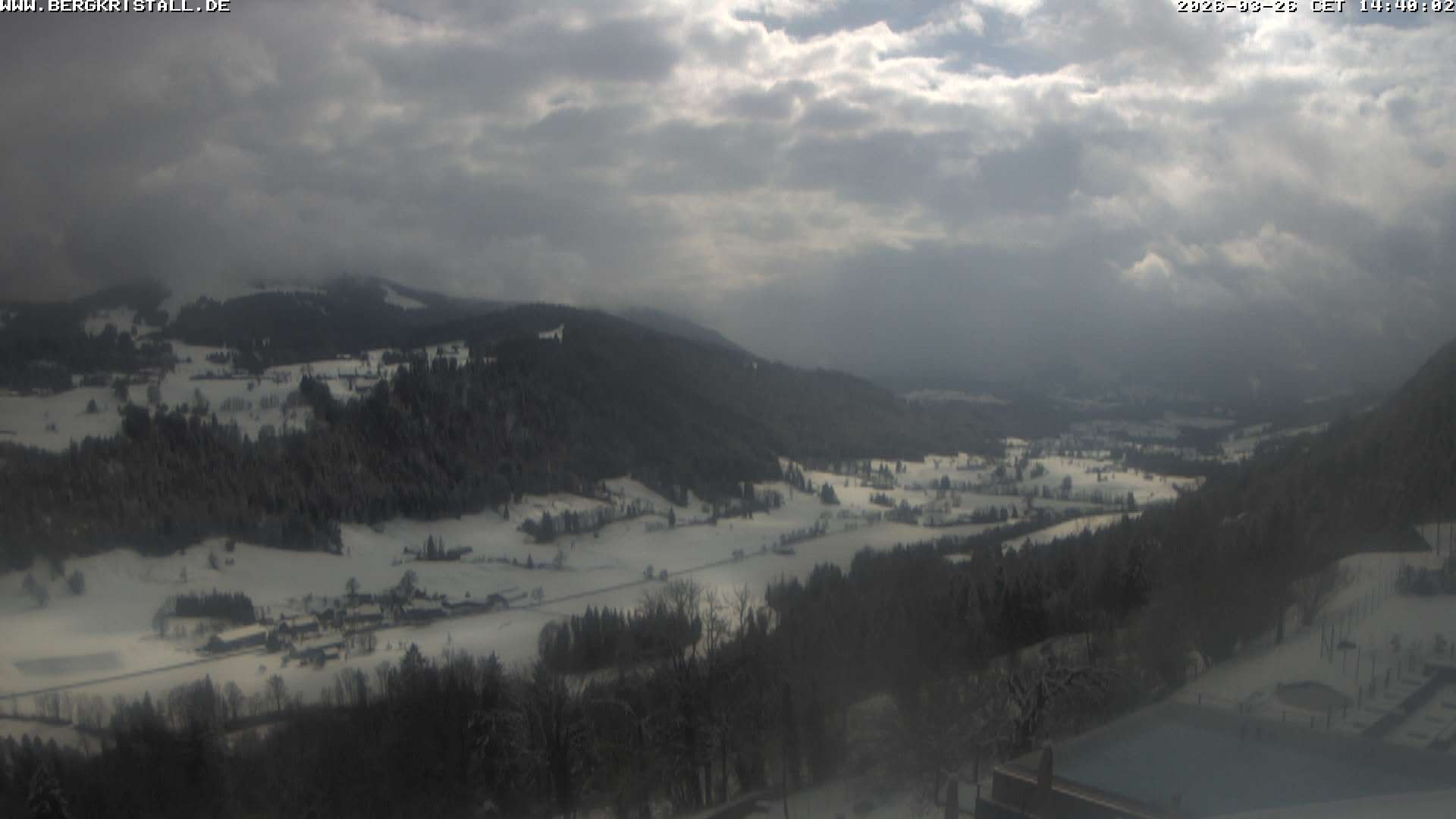 Archived image Webcam View of Hotel Bergkristall