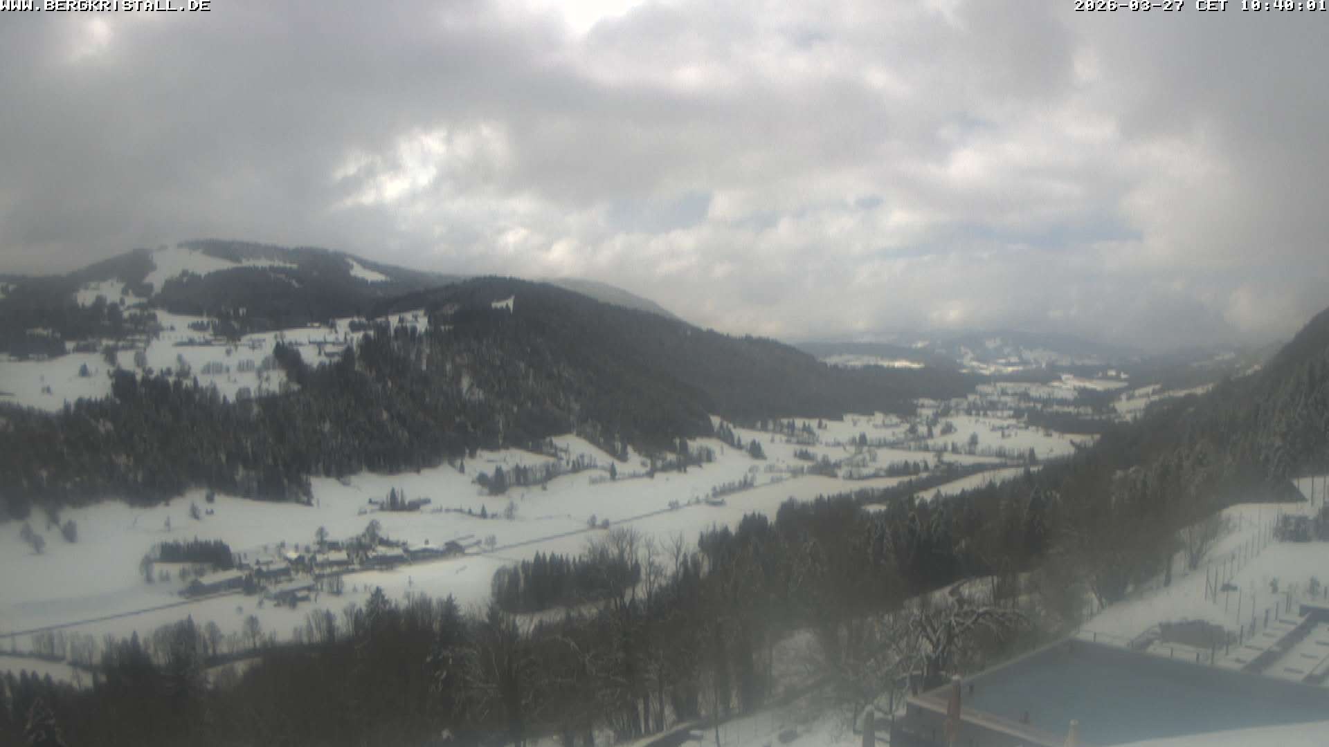 Archiv Foto Webcam Blick vom Hotel Bergkristall in Oberstaufen
