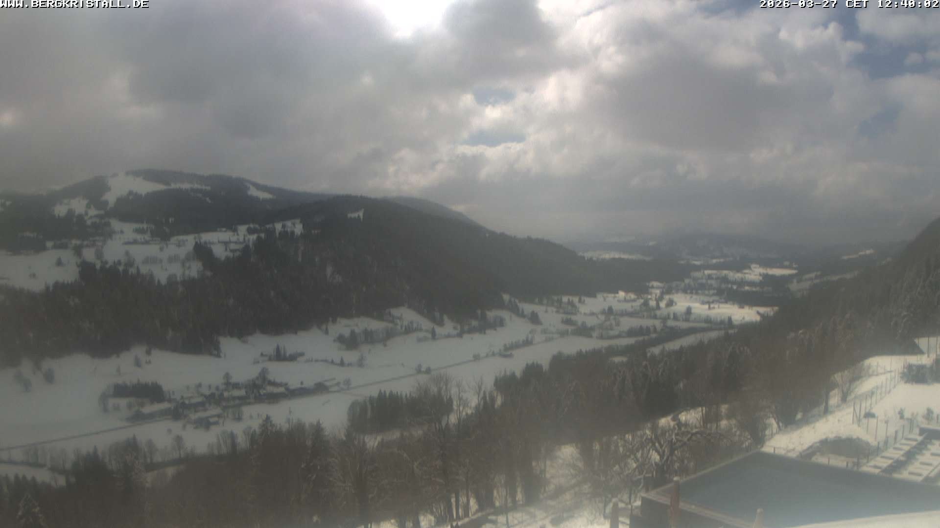 Archiv Foto Webcam Blick vom Hotel Bergkristall in Oberstaufen