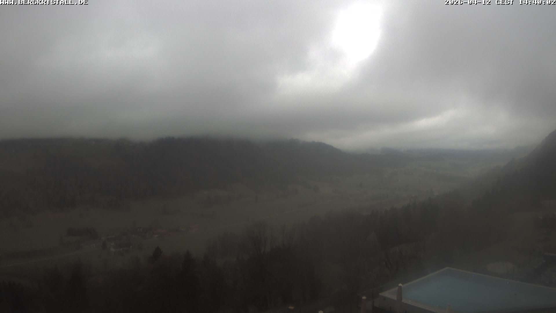 Archiv Foto Webcam Blick vom Hotel Bergkristall in Oberstaufen