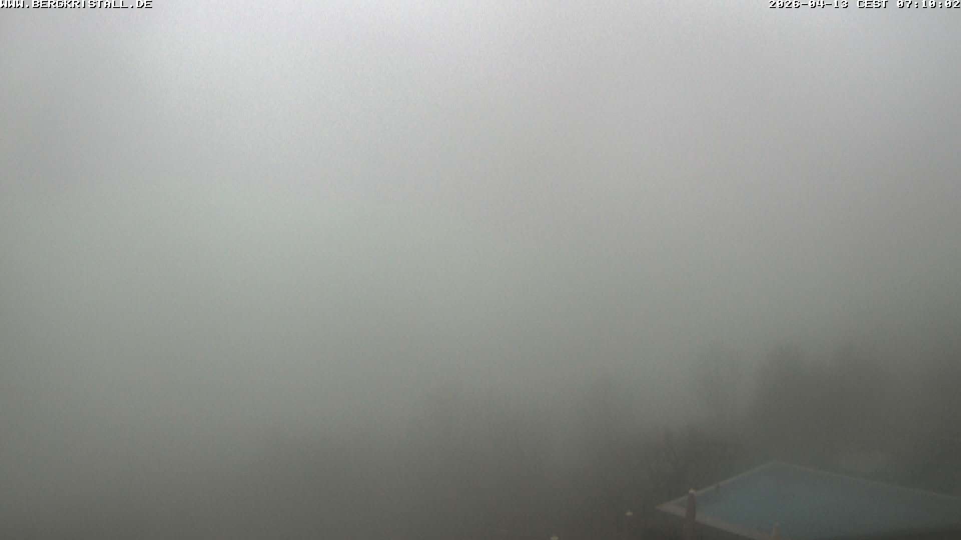 Archived image Webcam View of Hotel Bergkristall