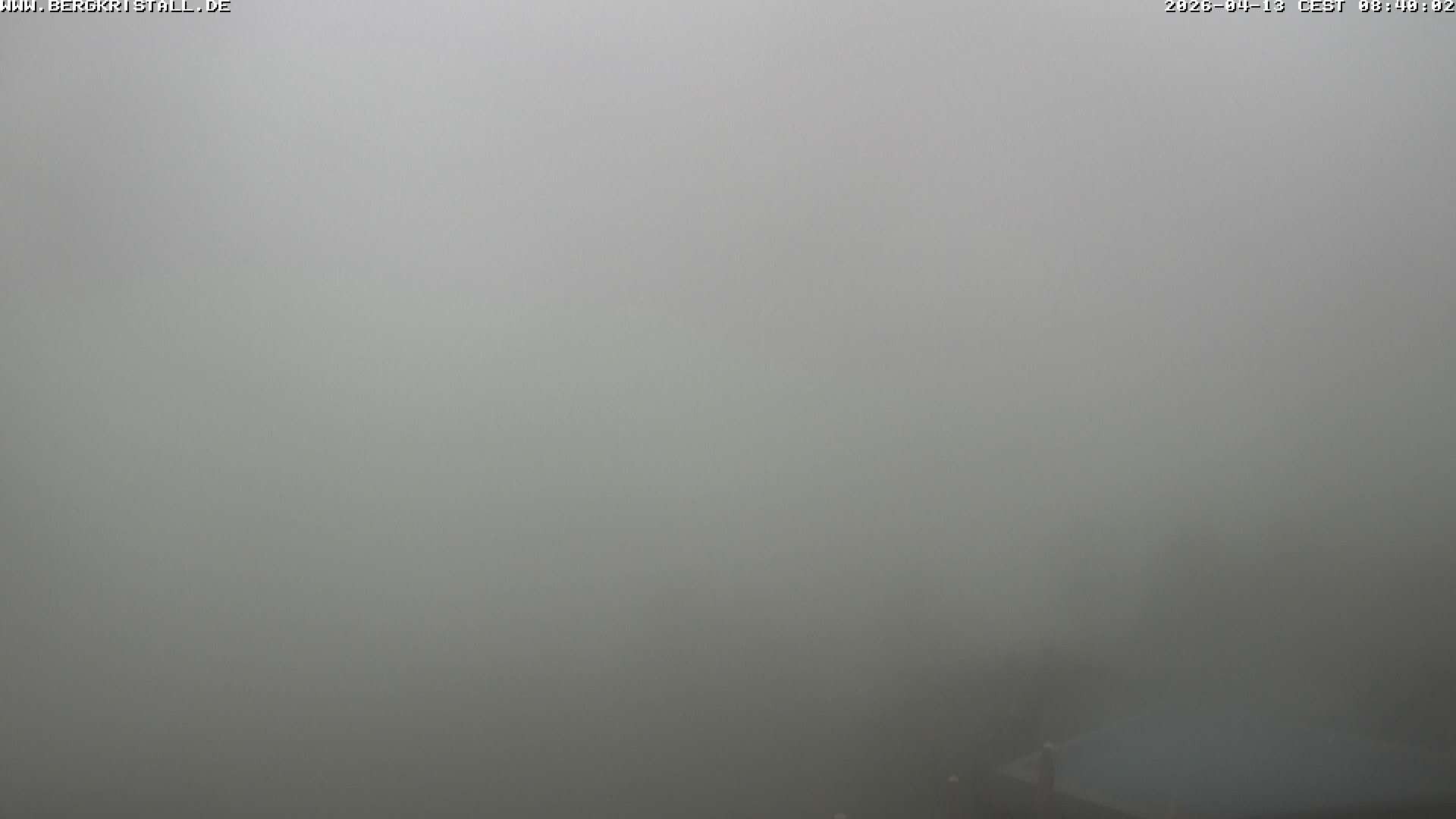 Archived image Webcam View of Hotel Bergkristall