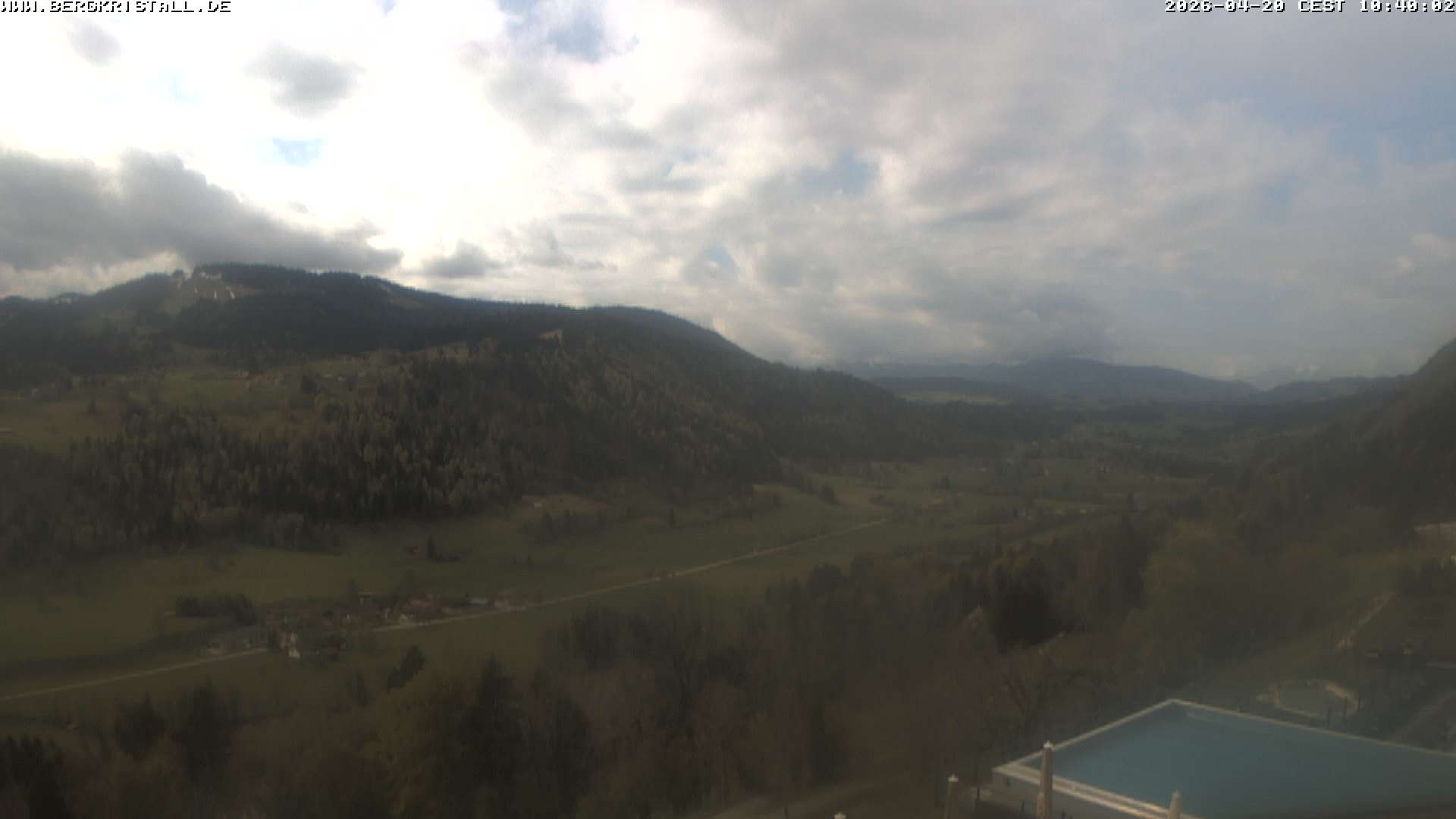 Archived image Webcam View of Hotel Bergkristall