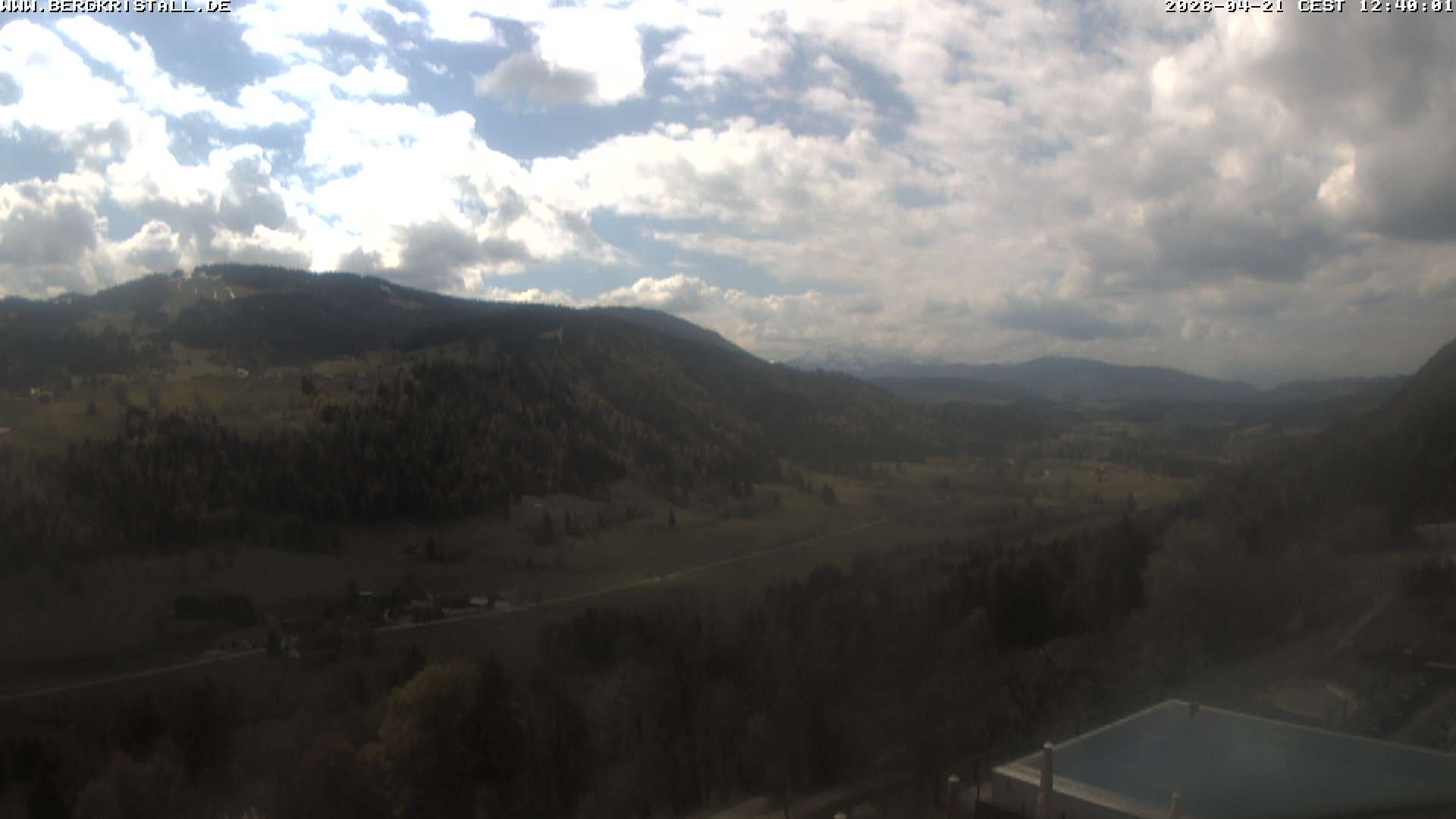 Archived image Webcam View of Hotel Bergkristall