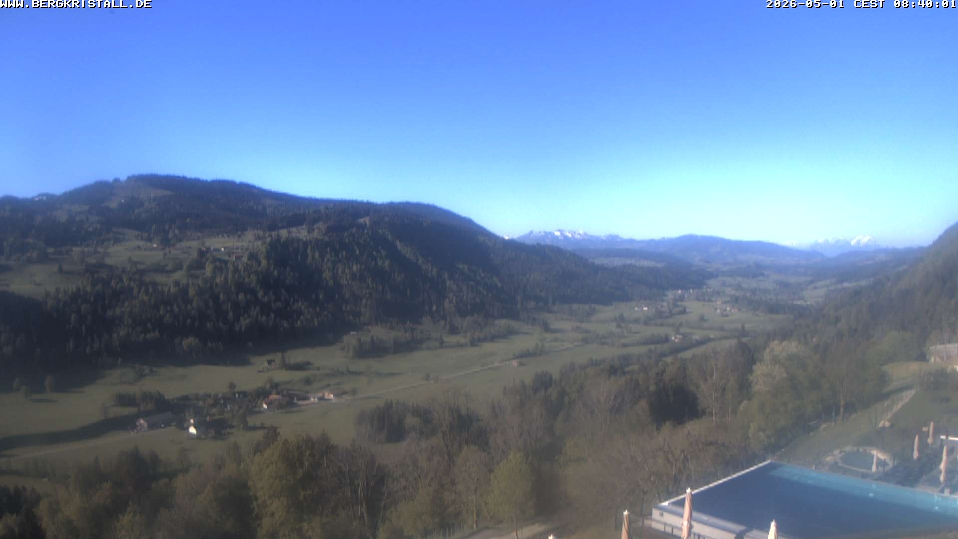 Archived image Webcam View of Hotel Bergkristall