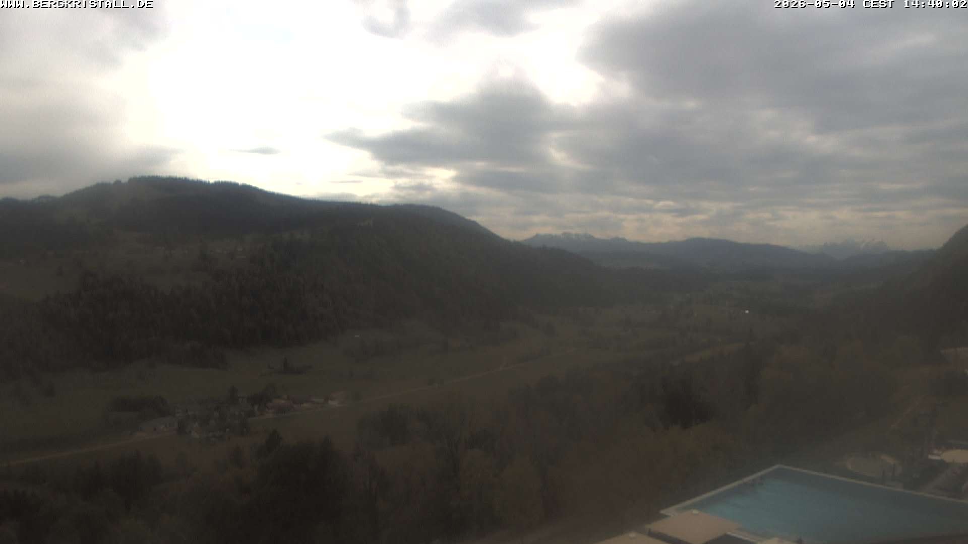 Archived image Webcam View of Hotel Bergkristall