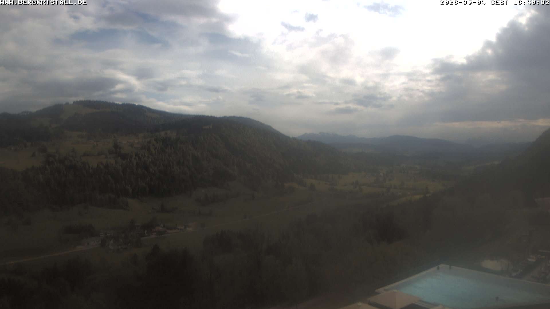 Archived image Webcam View of Hotel Bergkristall