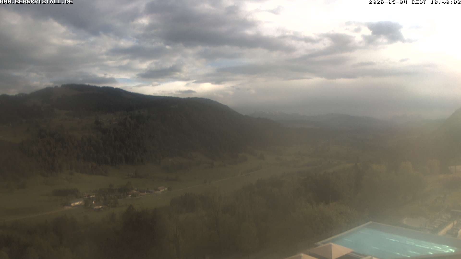 Archived image Webcam View of Hotel Bergkristall