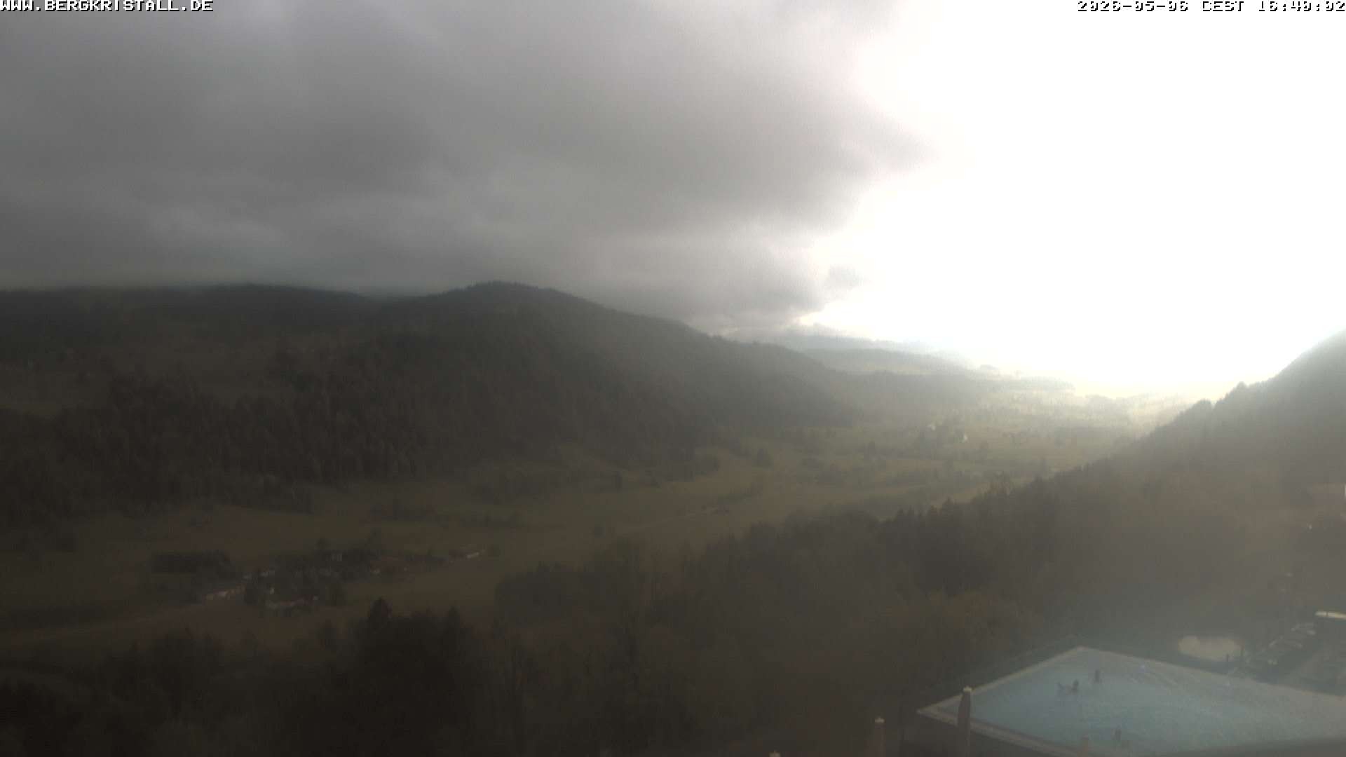 Archiv Foto Webcam Blick vom Hotel Bergkristall in Oberstaufen