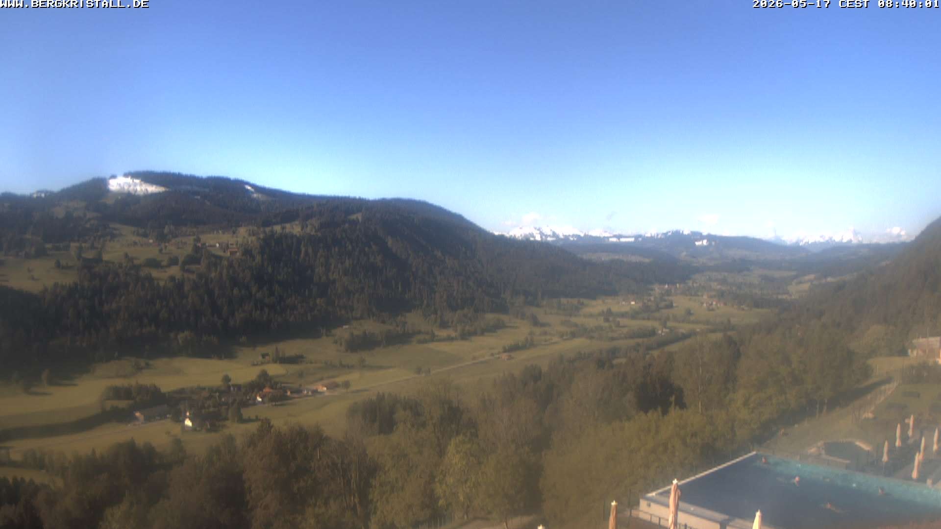 Archived image Webcam View of Hotel Bergkristall