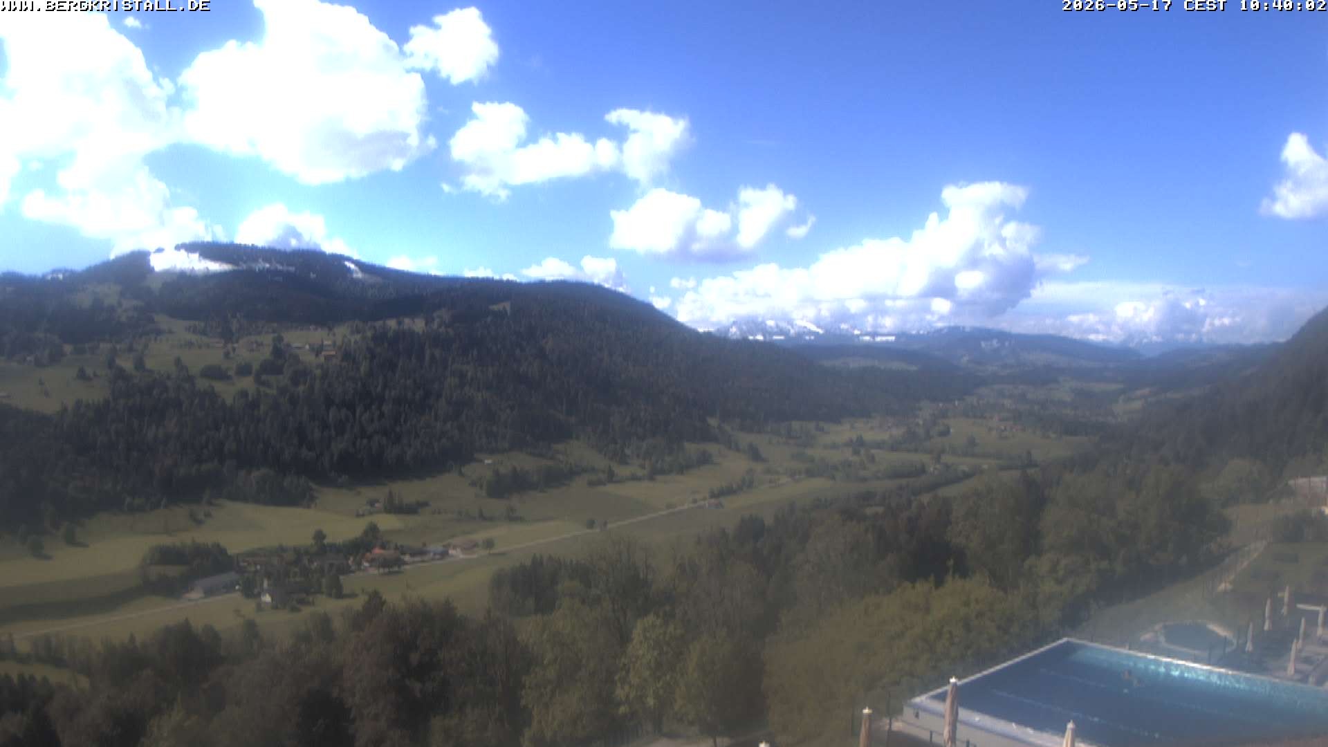 Archived image Webcam View of Hotel Bergkristall