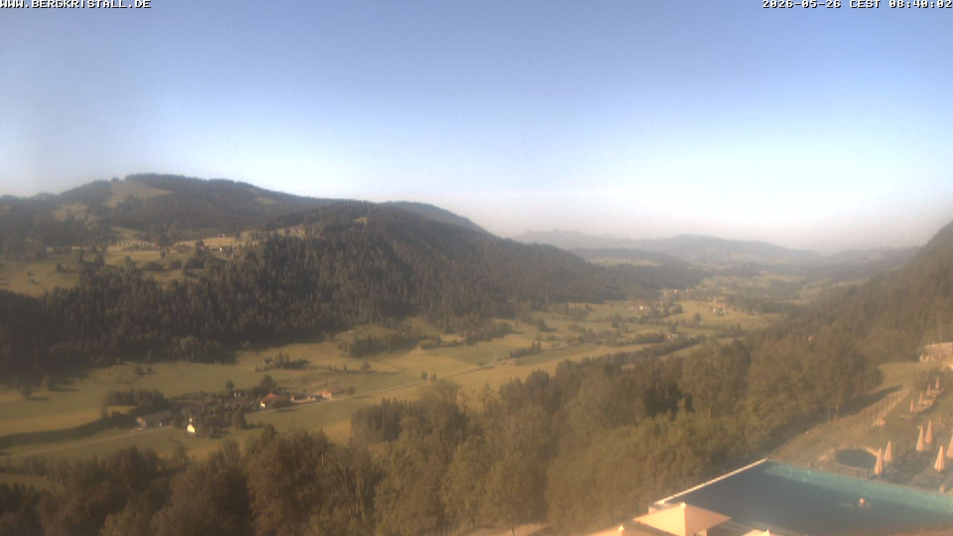 Archived image Webcam View of Hotel Bergkristall