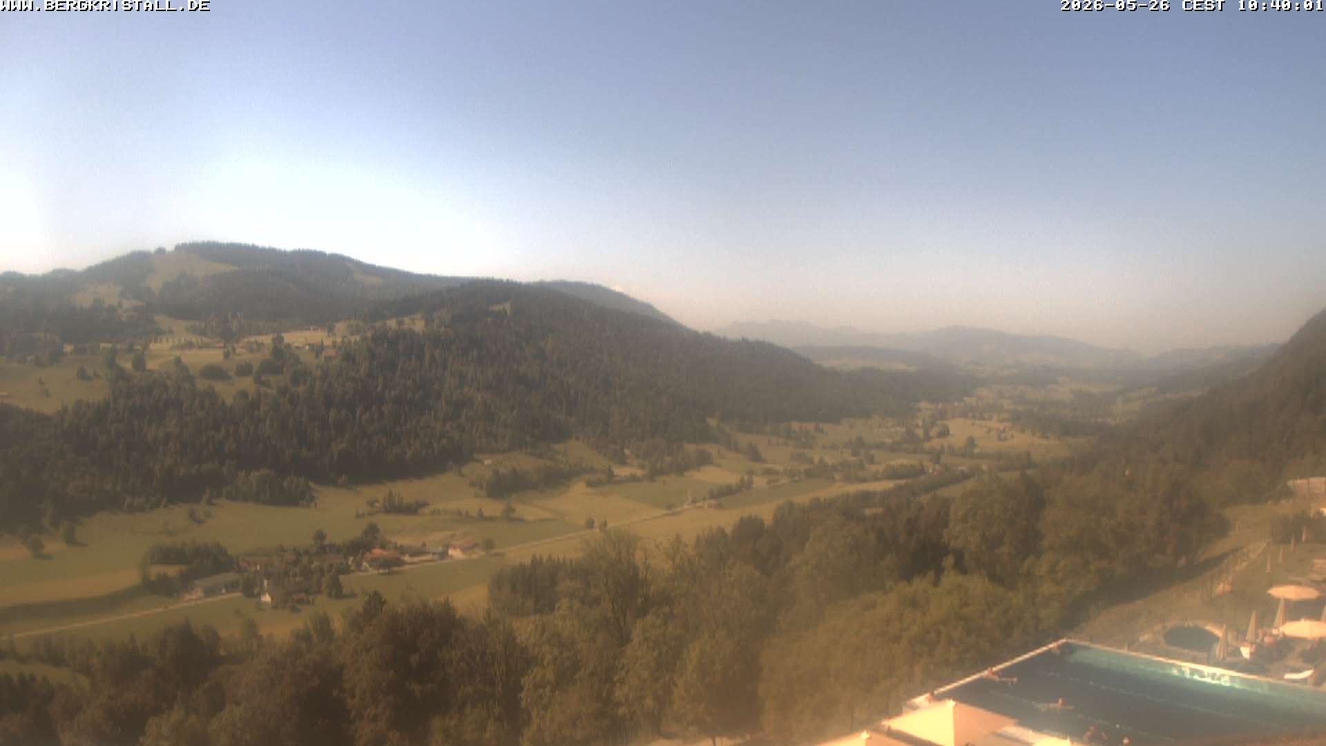 Archived image Webcam View of Hotel Bergkristall