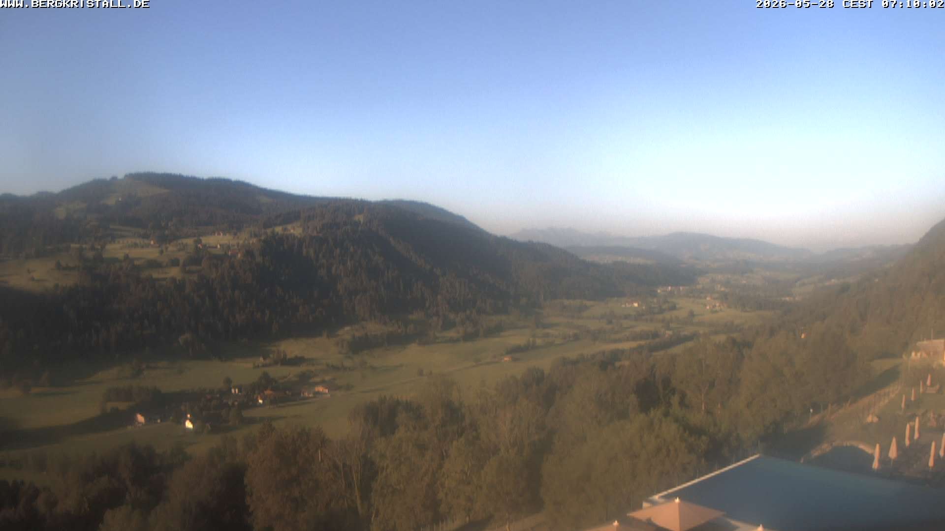 Archived image Webcam View of Hotel Bergkristall
