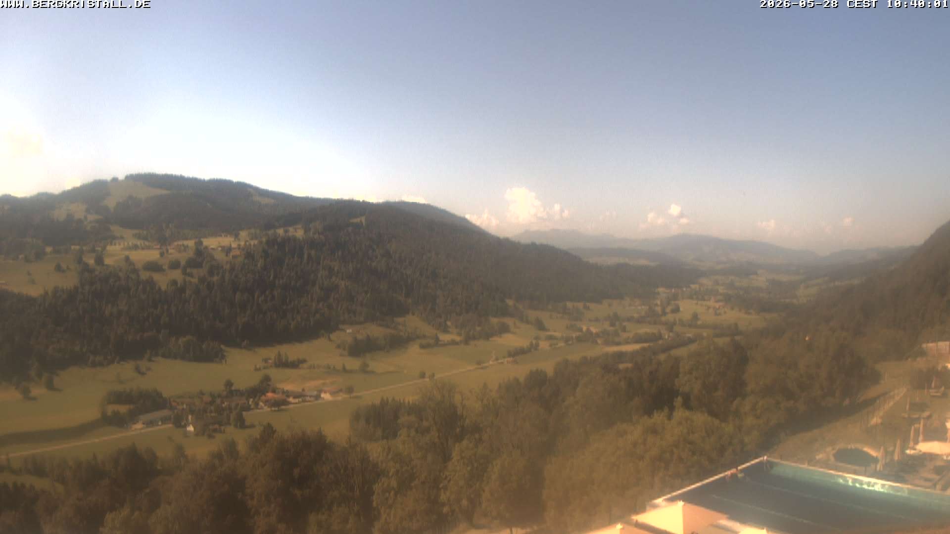 Archived image Webcam View of Hotel Bergkristall