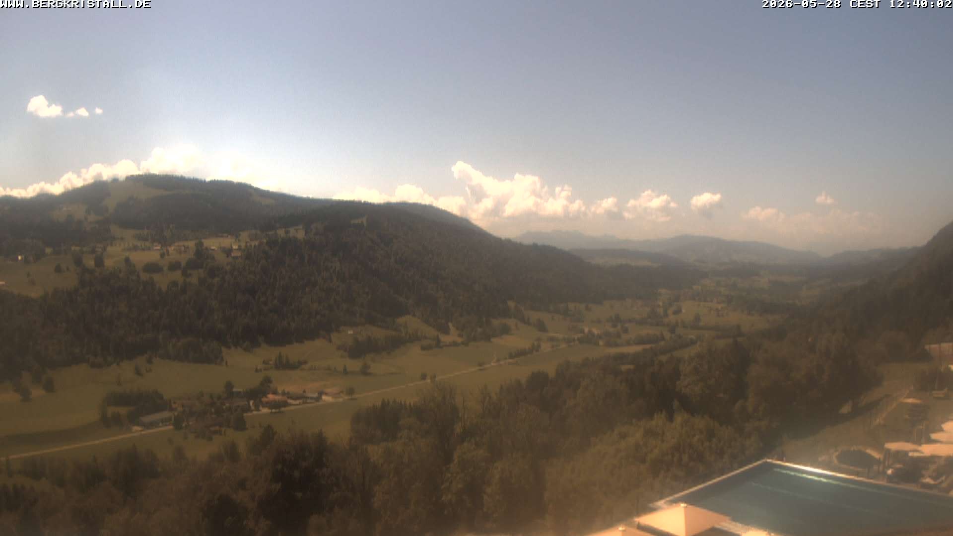 Archived image Webcam View of Hotel Bergkristall
