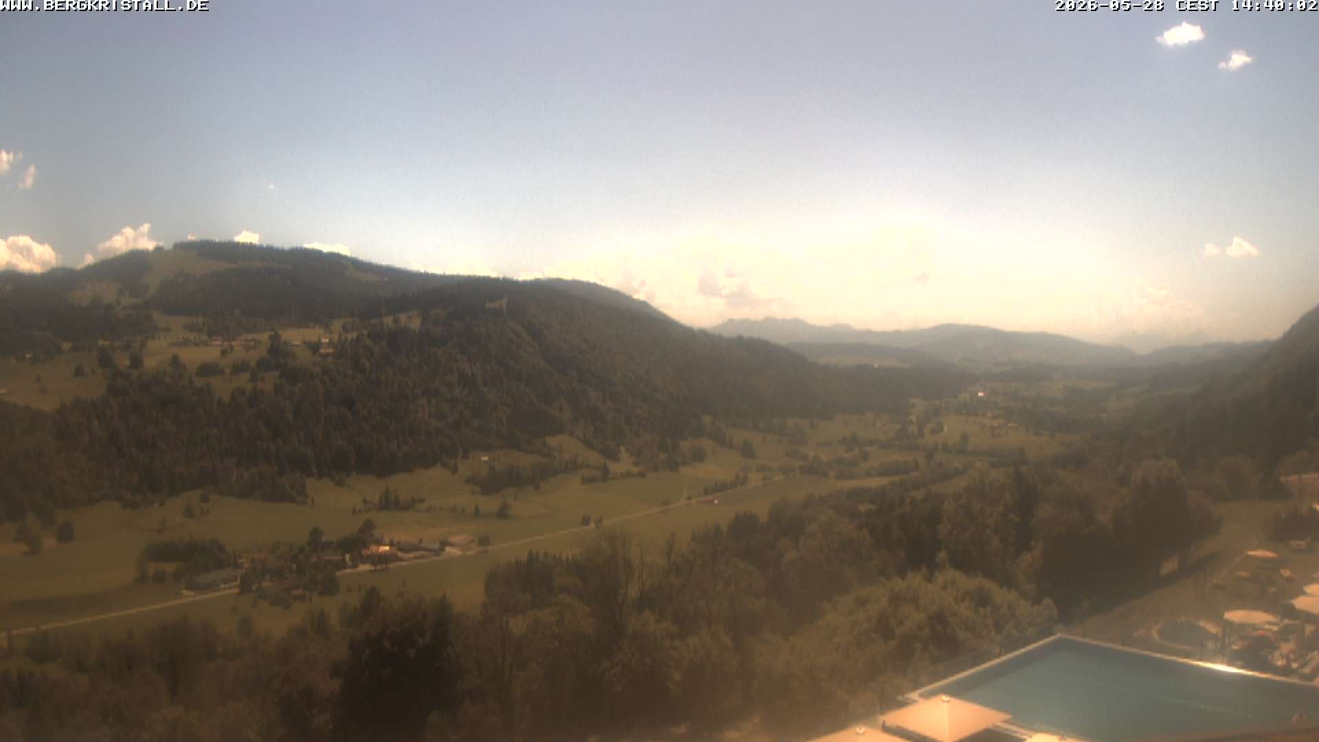 Archived image Webcam View of Hotel Bergkristall