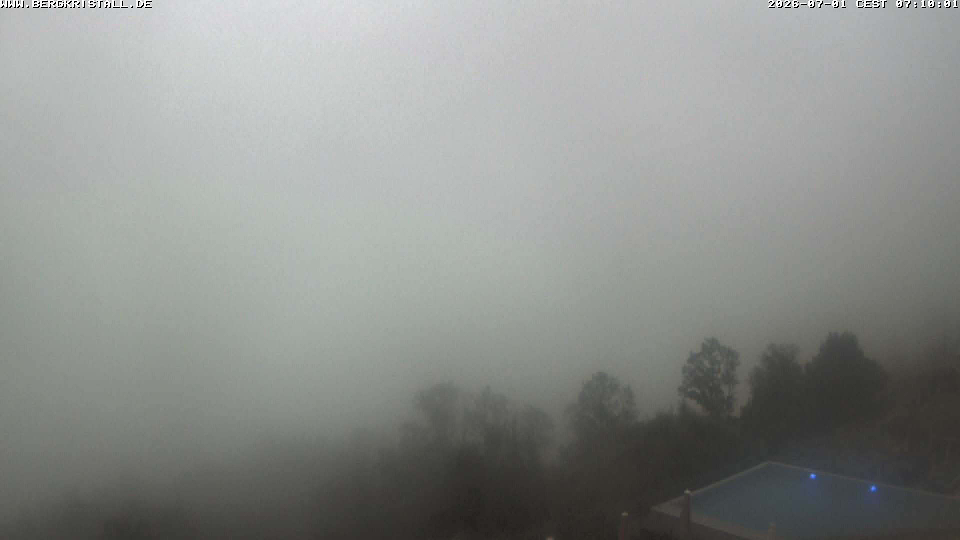 Archiv Foto Webcam Blick vom Hotel Bergkristall in Oberstaufen