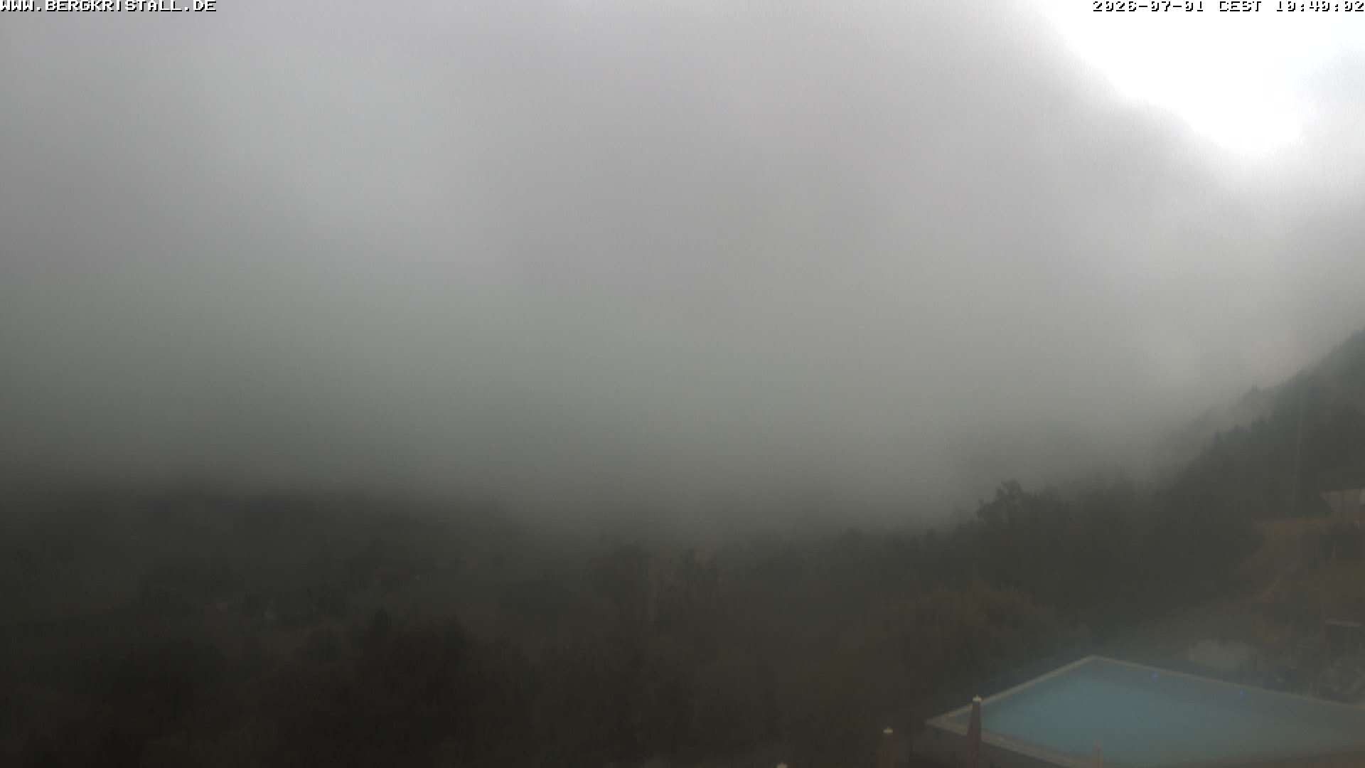 Archiv Foto Webcam Blick vom Hotel Bergkristall in Oberstaufen