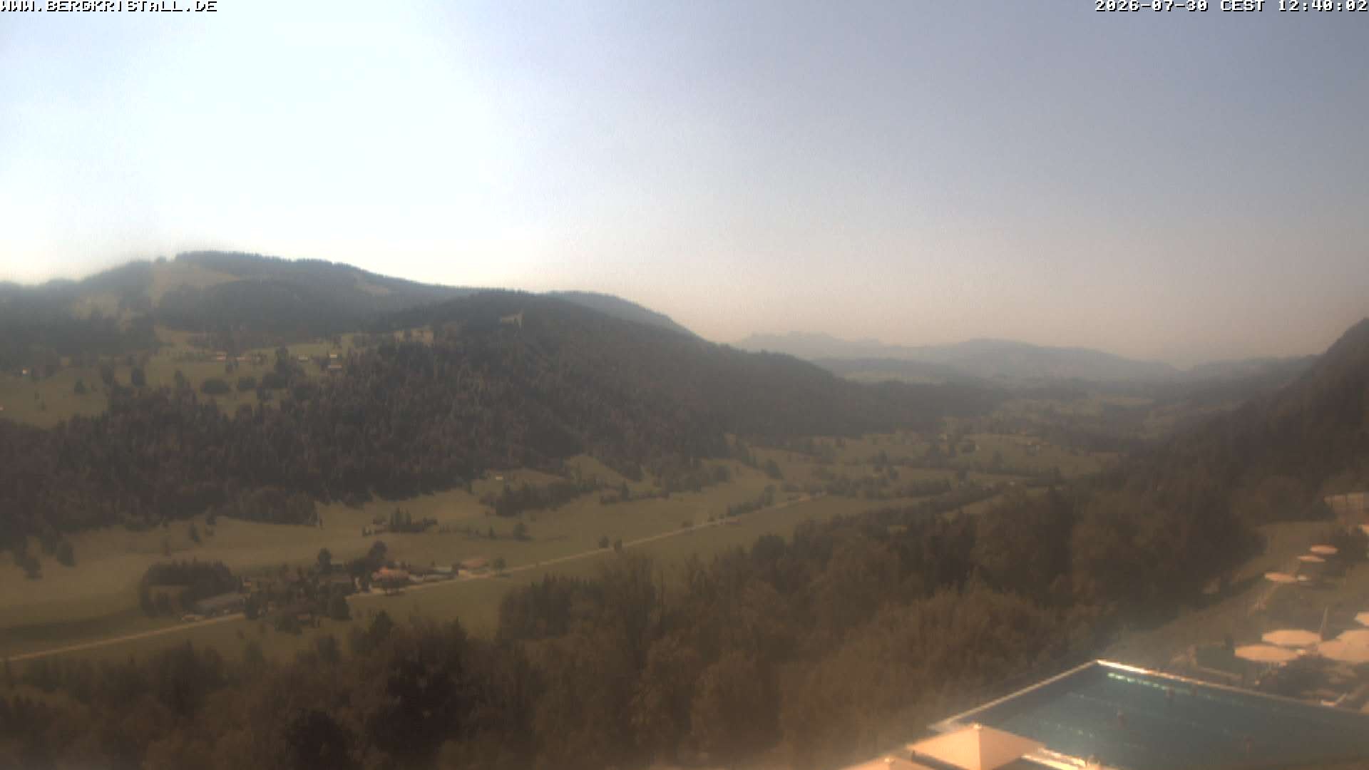 Archived image Webcam View of Hotel Bergkristall