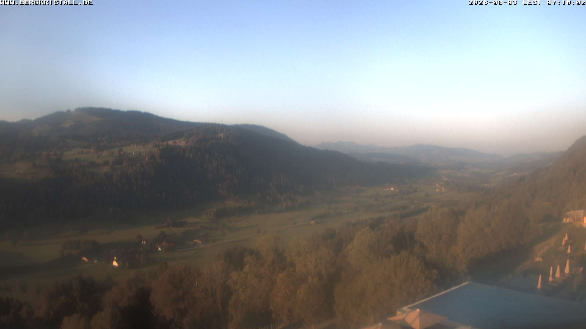 Archived image Webcam View of Hotel Bergkristall